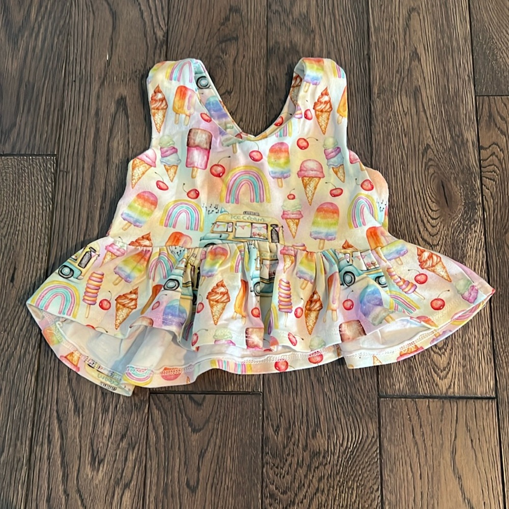 Handmade cropped peplum